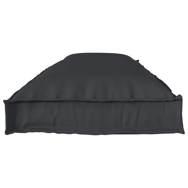 vidaXL Σετ Μαξιλαριών Πάγου 2 pcs Μαύρο 150 x 40 x 8 εκ. ύφασμα