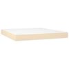 vidaXL &Kappa;&rho;&epsilon;&beta;ά&tau;&iota; Boxspring &mu;&epsilon; &Sigma;&tau;&rho;ώ&mu;&alpha; & LED &Kappa;&rho;&epsilon;&mu; 160x200 &epsilon;&kappa;. &Upsilon;&phi;&alpha;&sigma;&mu;ά&tau;&iota;&nu;&omicron;