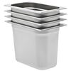 vidaXL &Lambda;&epsilon;&kappa;ά&nu;&epsilon;&sigmaf; Gastronorm 4 &tau;&epsilon;&mu;. GN 1/4 200 &chi;&iota;&lambda;. &alpha;&pi;ό &Alpha;&nu;&omicron;&xi;&epsilon;ί&delta;&omega;&tau;&omicron; &Alpha;&tau;&sigma;ά&lambda;&iota;
