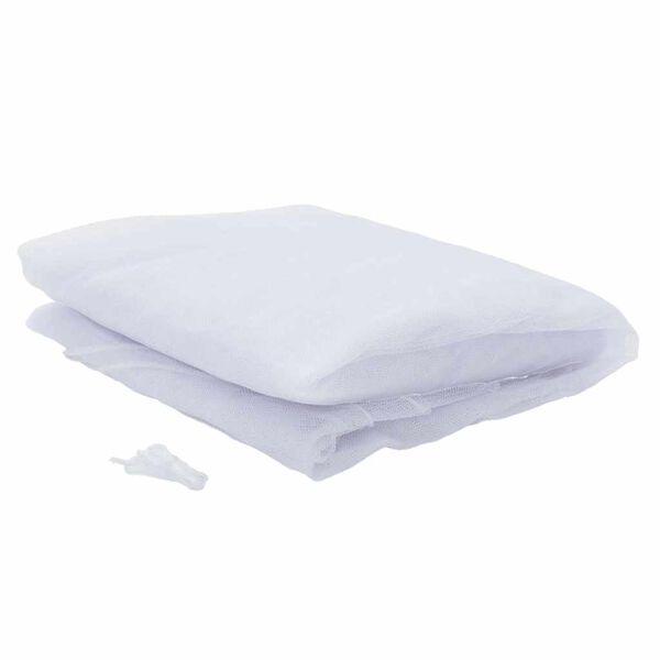 vidaXL Κουνουπιέρα 156 Λευκή 300x300x200εκ. από Δίχτυ