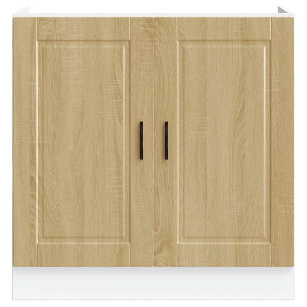vidaXL Ντουλάπι βάσης νεροχύτη Porto Δρυς sonoma 80x46x81,5 cm