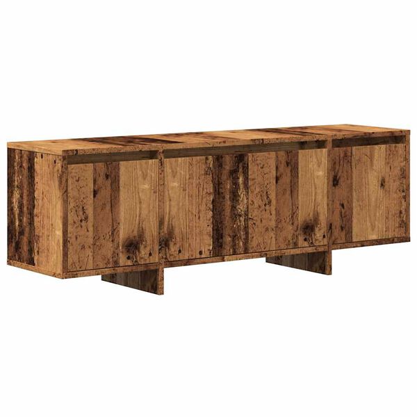 vidaXL Έπιπλο Τηλεόρασης Παλιό Ξύλο 120x30x40,5 εκ. από Μοριοσανίδα