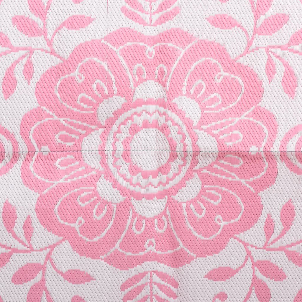vidaXL Χαλί εξωτερικού χώρου ARAKIL ροζ 160x230 cm PP