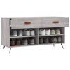 vidaXL Παπουτσοθήκη Γκρι Sonoma 102x35x55 εκ. από Επεξεργασμένο Ξύλο