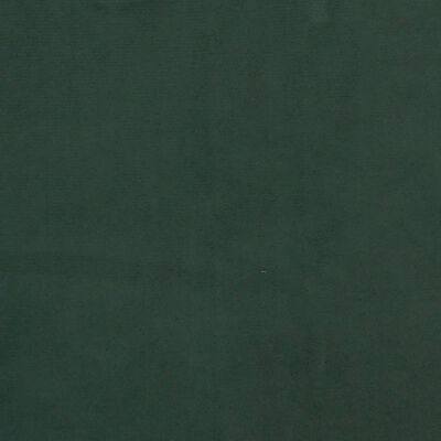 vidaXL Πλαίσιο Κρεβατιού Σκούρο Πράσινο 140 x 190 εκ. Βελούδινο