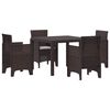 vidaXL &Sigma;έ&tau; &phi;&alpha;&gamma;&eta;&tau;&omicron;ύ &gamma;&iota;&alpha; &kappa;ή&pi;&omicron; 5 pcs &Kappa;&alpha;&phi;έ &Pi;&omicron;&lambda;&upsilon;&pi;&rho;&omicron;&pi;&upsilon;&lambda;έ&nu;&iota;&omicron;