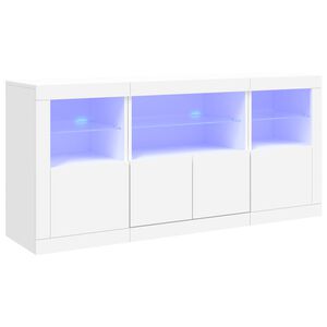 vidaXL &Mu;&pi;&omicron;&upsilon;&phi;έ&sigmaf; &mu;&epsilon; &Phi;ώ&tau;&alpha; LED &Lambda;&epsilon;&upsilon;&kappa;ό&sigmaf; 142,5 x 37 x 67 &epsilon;&kappa;.
