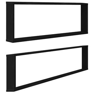 vidaXL &Rho;ά&phi;&iota;&alpha; &kappa;ύ&beta;&omega;&nu; &tau;&omicron;ί&chi;&omicron;&upsilon; 2 &tau;&epsilon;&mu;ά&chi;&iota;&alpha; &Mu;&alpha;ύ&rho;&eta; &beta;&epsilon;&lambda;&alpha;&nu;&iota;&delta;&iota;ά 100x15x30 cm