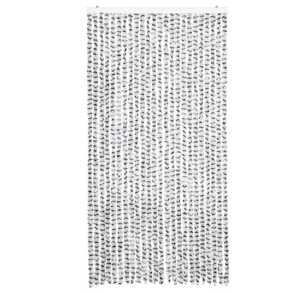 vidaXL Σήτα Εντόμων Ανοιχτό Γκρι / Σκούρο Γκρι 100 x 200 εκ. από Σενίλ