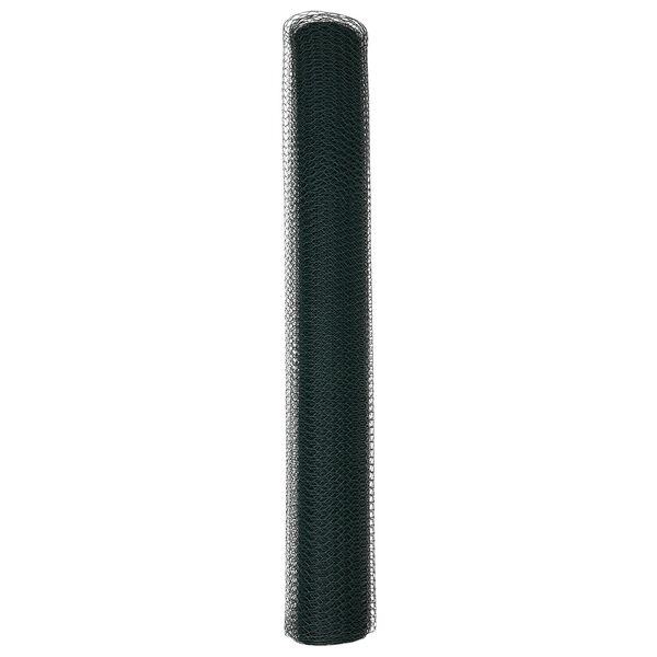 vidaXL Εξάγωνος Φράχτης Πράσινος 1.4x100 μ Χάλυβας
