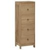 vidaXL &Sigma;&upsilon;&rho;&tau;&alpha;&rho;&iota;έ&rho;&alpha; 30 x 30 x 90 &epsilon;&kappa;. &alpha;&pi;ό &Mu;&alpha;&sigma;ί&phi; &Xi;ύ&lambda;&omicron; Teak
