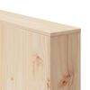 vidaXL Καναπές Κήπου Καφέ 134 x 60 x 62 cm Μασίφ ξύλο πεύκου