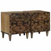 vidaXL &Kappa;&omicron;&mu;&omicron;&delta;ί&nu;&omicron; 2 pcs &Kappa;&alpha;&phi;έ 40 x 33,5 x 46 &epsilon;&kappa; &Sigma;&tau;&epsilon;&rho;&epsilon;ό &xi;ύ&lambda;&omicron; &mu;ά&nu;&gamma;&kappa;&omicron;