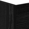 vidaXL Λεπτό Καρότσι Αποθήκευσης Μαύρη Οξυά 60 x 22 x 80 εκ.