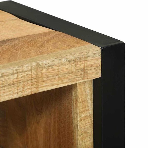 vidaXL Ντουλάπα Μπάνιου με ράφι Καφέ 40 x 30 x 90 cm Μασίφ ξύλο μάνγκο