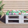 vidaXL Μαξιλάρι Παλέτας Πολύχρωμο 60 x 60 x 12 εκ. Υφασμάτινο