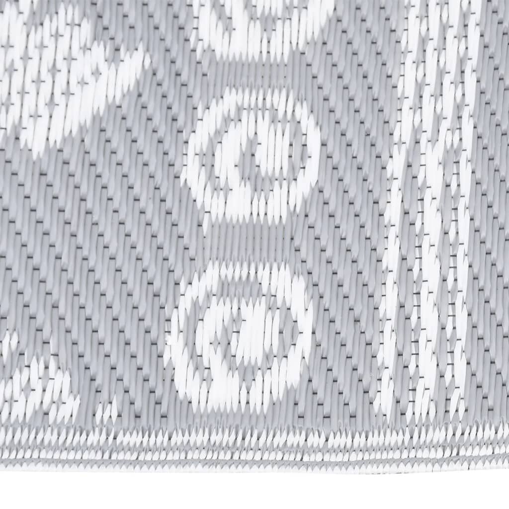 vidaXL Χαλί εξωτερικού χώρου ARAKIL Γκρι 80x150 cm PP
