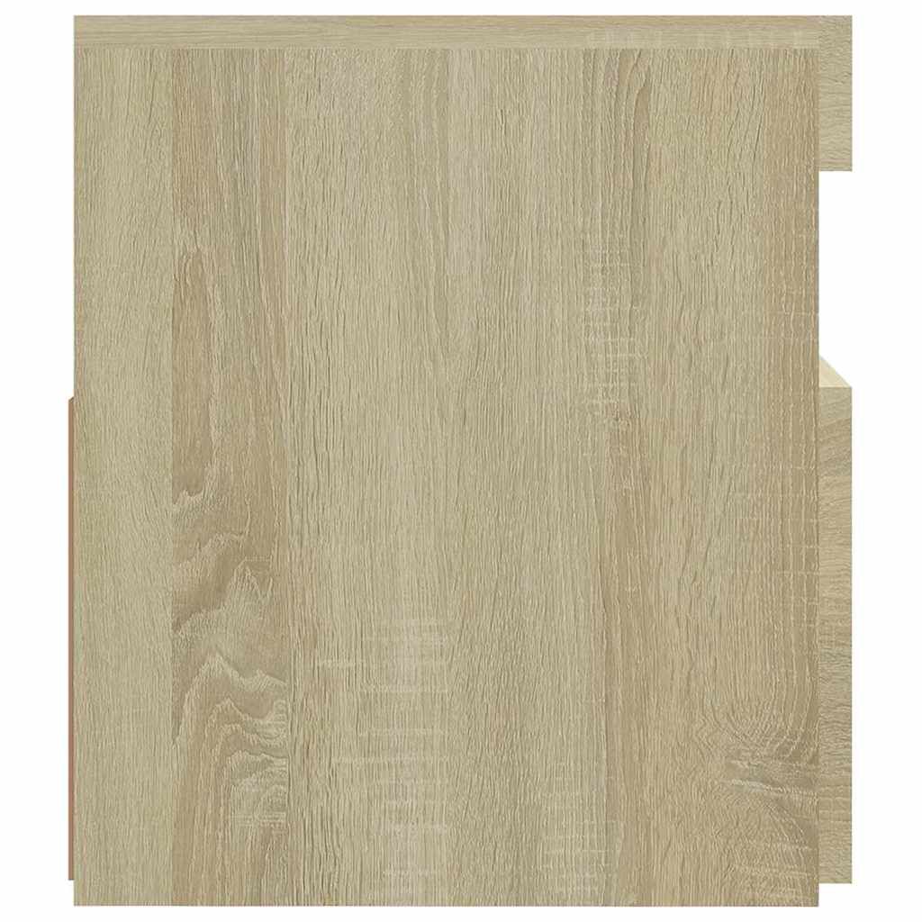 vidaXL Έπιπλο Τηλεόρασης με LED Sonoma Δρυς 120x35x40 εκ.