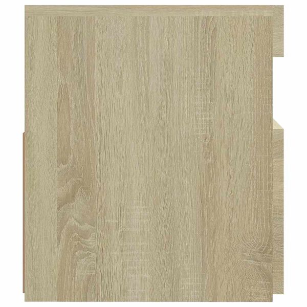 vidaXL Έπιπλο Τηλεόρασης με LED Sonoma Δρυς 120x35x40 εκ.