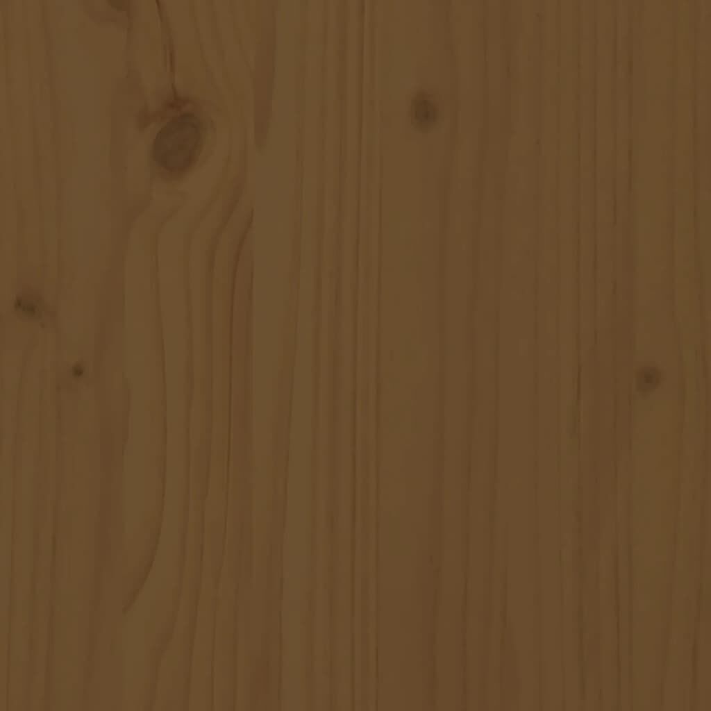 vidaXL Βοηθητικό Τραπέζι Κήπου Μελί 40x38x28,5 εκ. Μασίφ Ξύλο Πεύκου