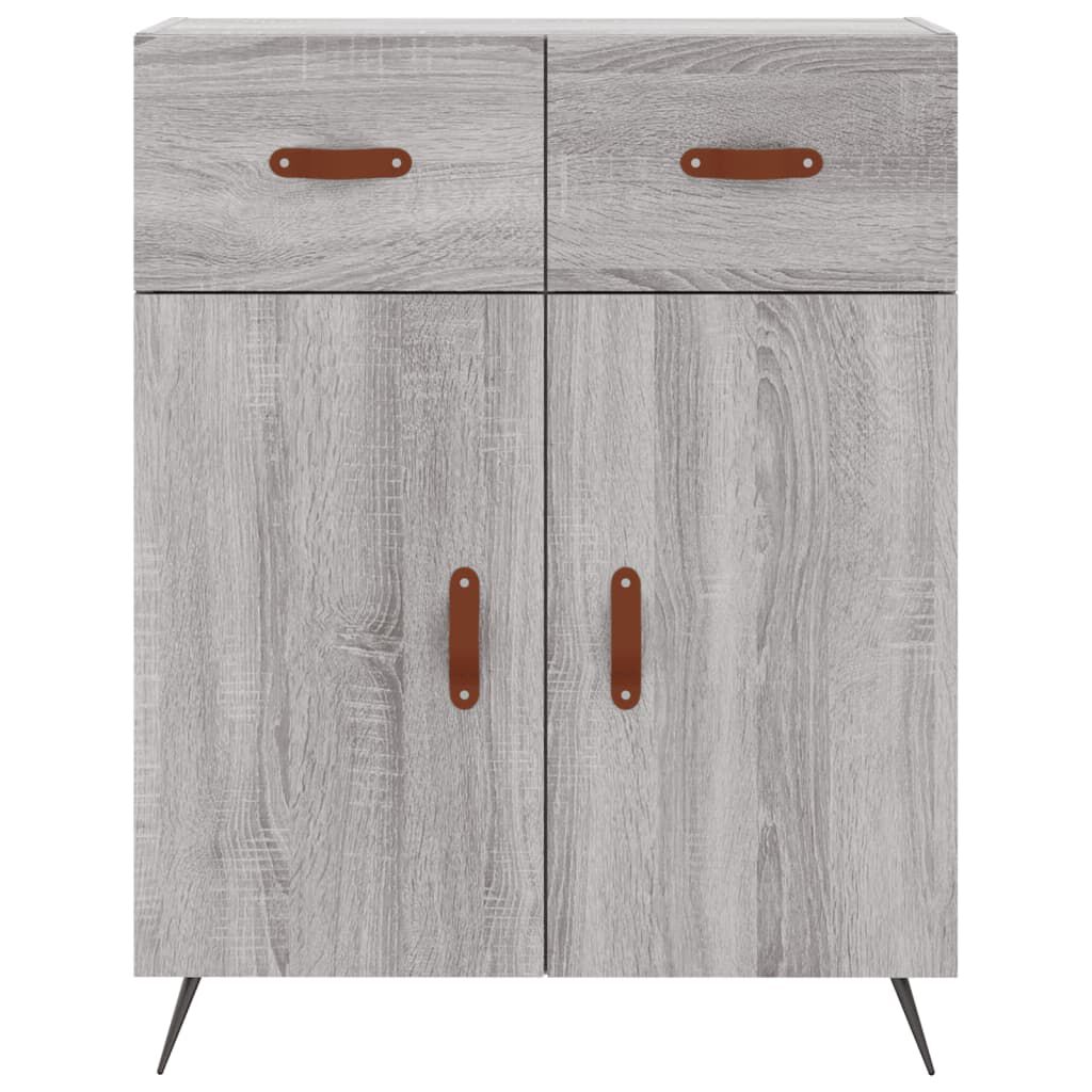 vidaXL Ντουλάπι Γκρι Sonoma 69,5 x 34 x 90 εκ. από Επεξεργασμένο Ξύλο
