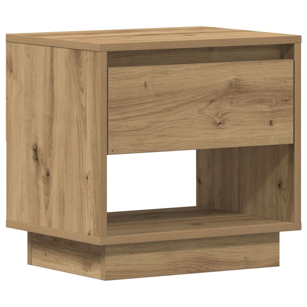 vidaXL Κομοδίνο 2 τεμ Καρυδί 45x34x47 εκ Ξύλο Γεννητριών