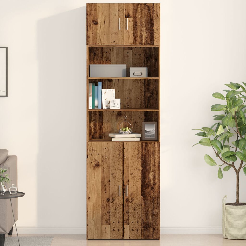 vidaXL Ντουλάπα Τοίχου Παλιού Ξύλου 70x42,5x40 εκ. Κατασκευασμένο Ξύλο