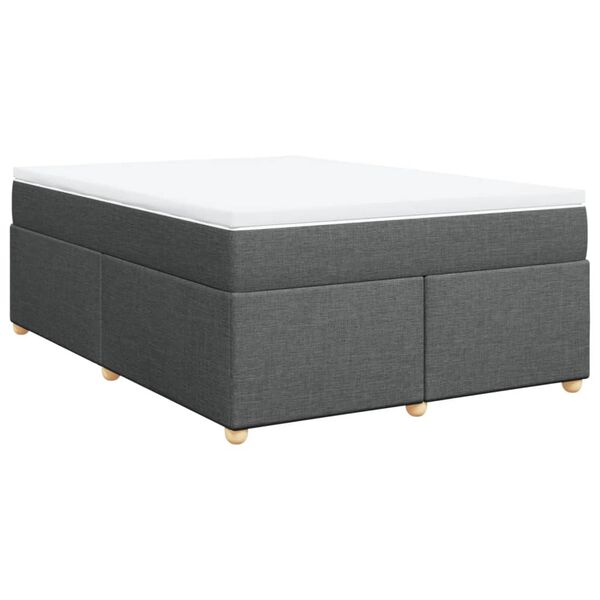 vidaXL &Kappa;&rho;&epsilon;&beta;ά&tau;&iota; Boxspring &mu;&epsilon; &Sigma;&tau;&rho;ώ&mu;&alpha; &Sigma;&kappa;&omicron;ύ&rho;&omicron; &Gamma;&kappa;&rho;&iota; 140x200 &epsilon;&kappa; &Upsilon;&phi;&alpha;&sigma;&mu;ά&tau;&iota;&nu;&omicron;