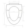 vidaXL Κάλυμμα Λεκάνης με Soft Close & Quick Release Λευκό