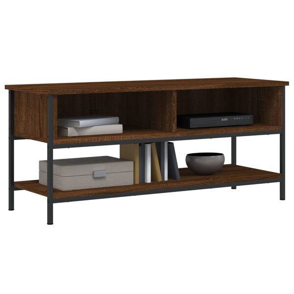 vidaXL Έπιπλο Τηλεόρασης Καφέ Δρυς 100x35x45 εκ. Επεξεργασμένο Ξύλο