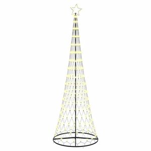 vidaXL LED Χριστουγεννιάτικο Δέντρο με 350 LED με βάση Θερμό λευκό