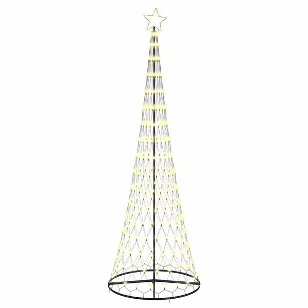 vidaXL LED Χριστουγεννιάτικο Δέντρο με 350 LED με βάση Θερμό λευκό