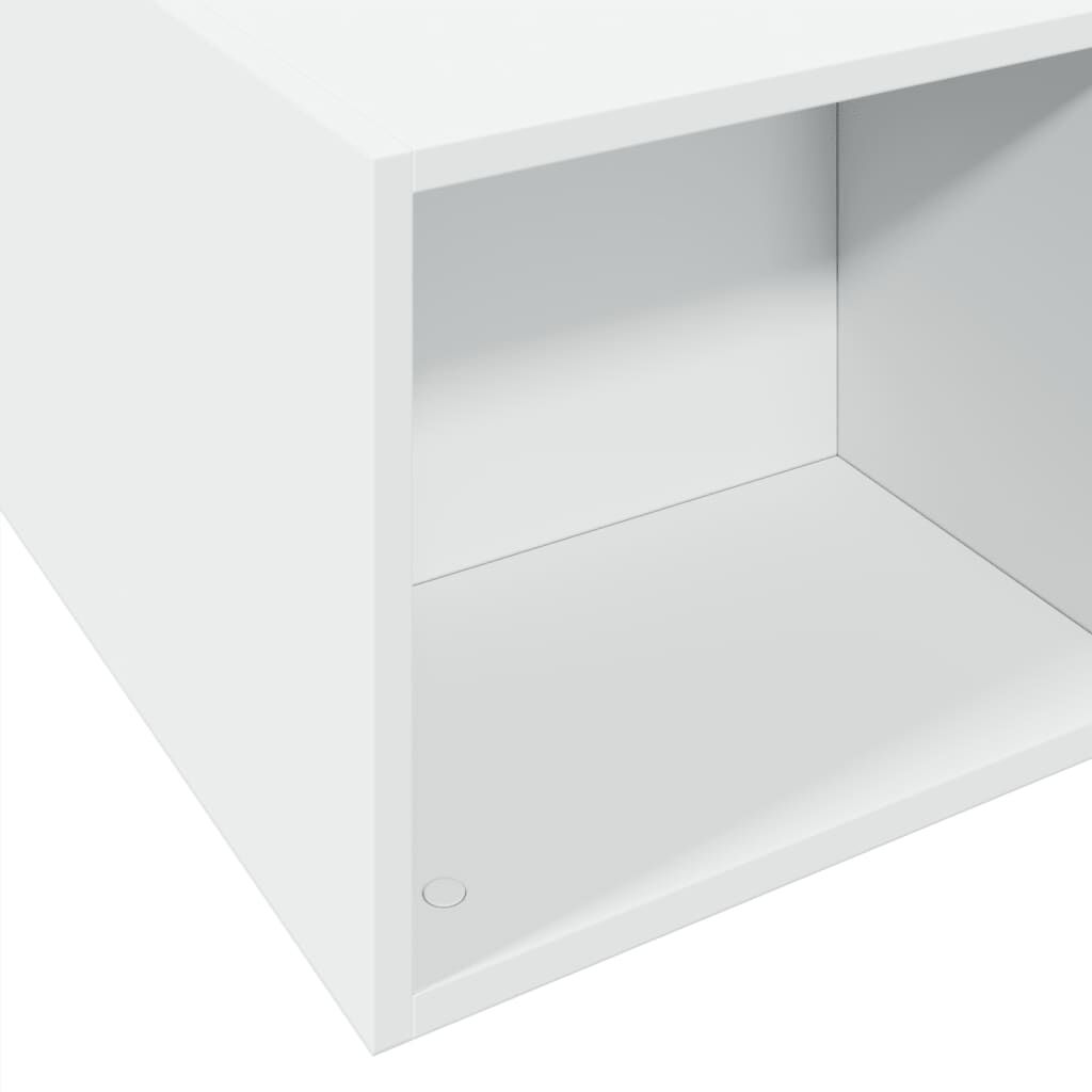 vidaXL Πλαίσιο Κρεβατιού Λευκό 160x200 εκ. Επεξεργασμένο Ξύλο