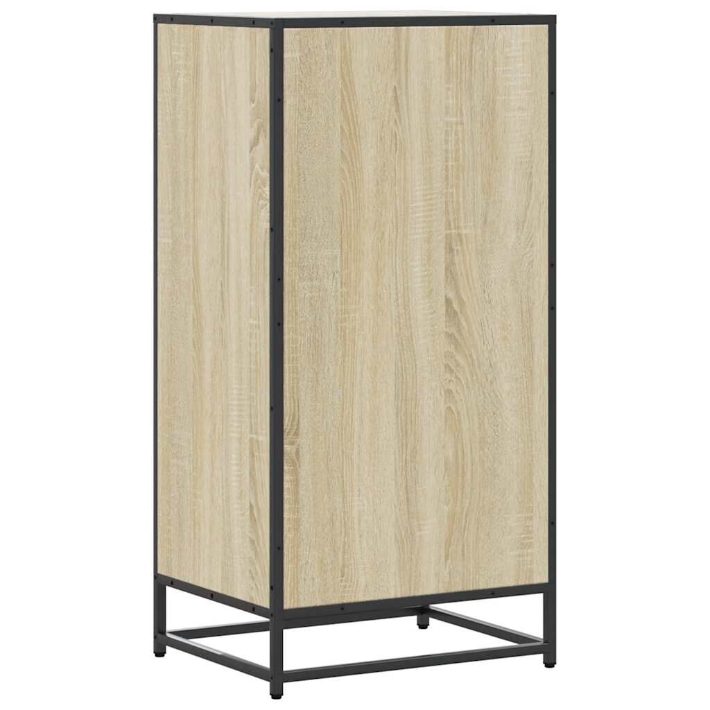 vidaXL Παπουτσοθήκη Sonoma Δρυς 48x38x97,5 εκ. από Επεξεργασμένο Ξύλο