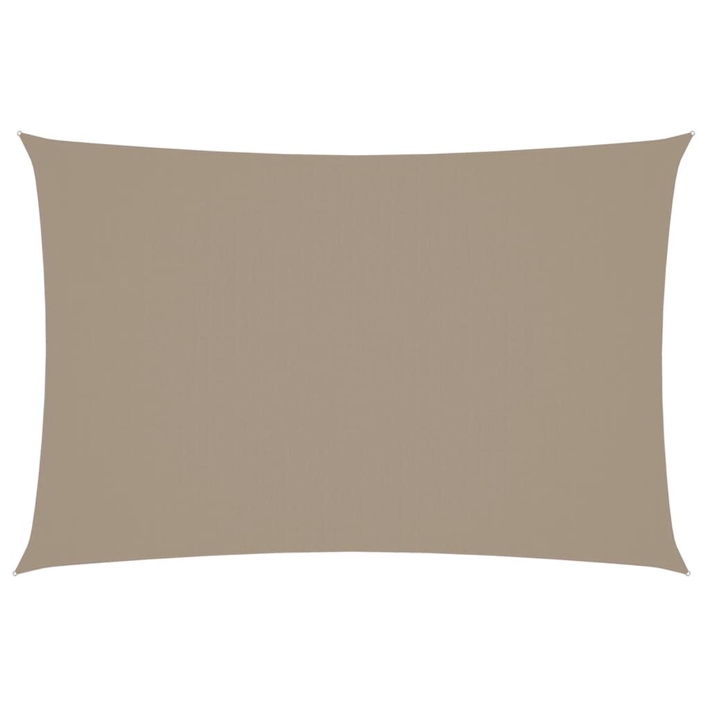 vidaXL Πανί Σκίασης Ορθογώνιο Taupe 2 x 4 μ. από Ύφασμα Oxford