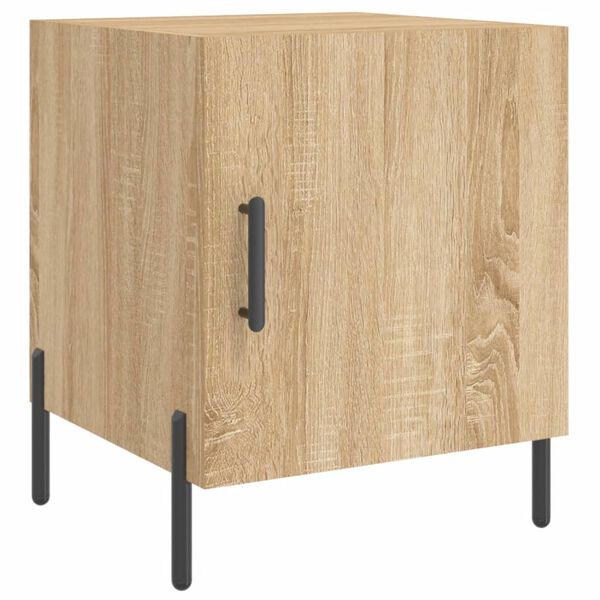 vidaXL Κομοδίνα 2 τεμ. Sonoma Δρυς 40x40x50 εκ. από Επεξεργασμένο Ξύλο