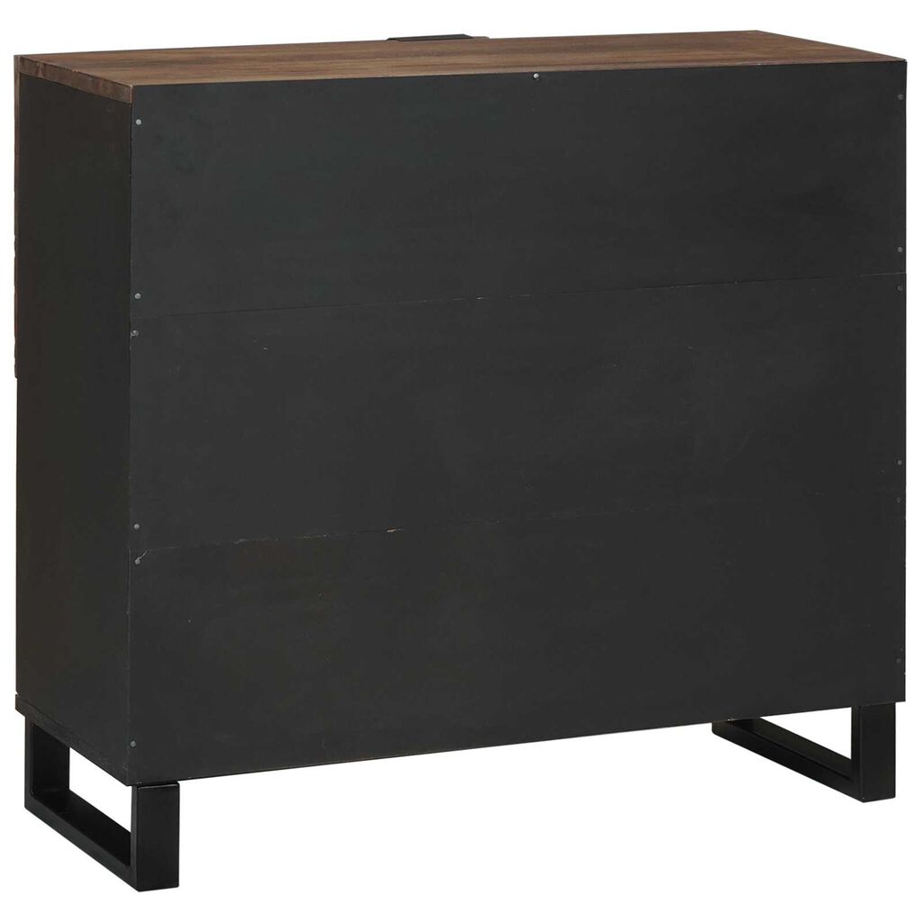 vidaXL Βιτρίνα 80x33.5x75 εκ. Συμπαγές ξύλο μάνγκο