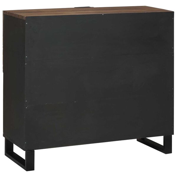 vidaXL Βιτρίνα 80x33.5x75 εκ. Συμπαγές ξύλο μάνγκο