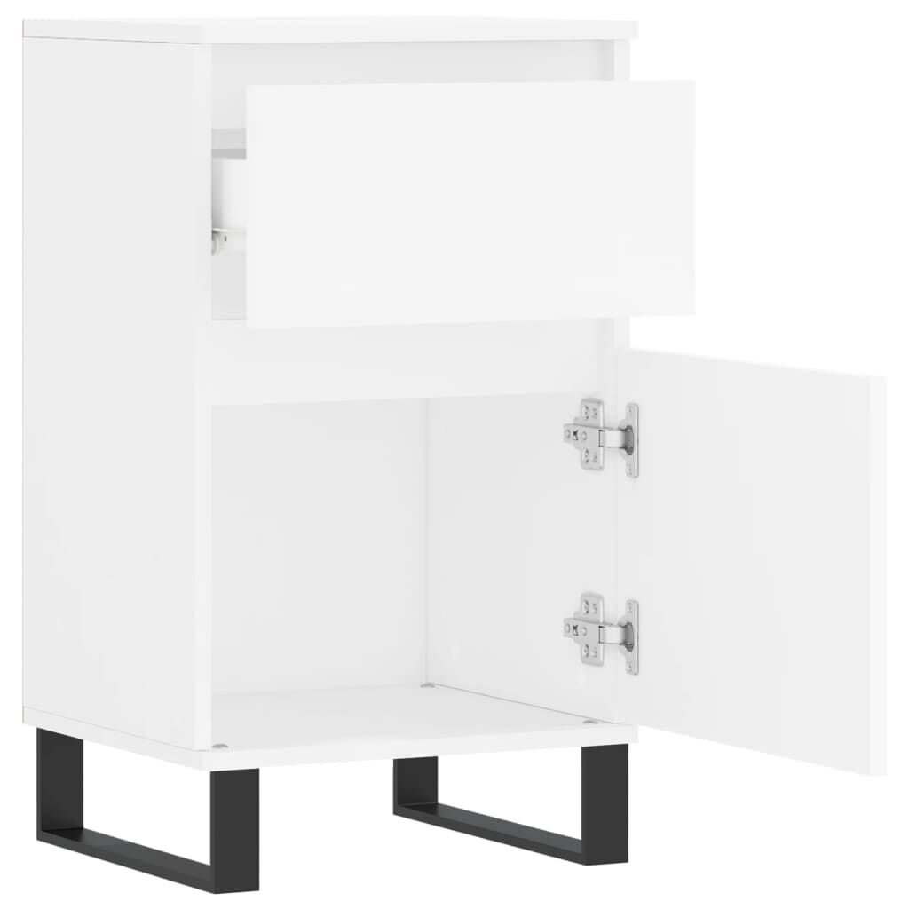 vidaXL Ντουλάπια 2 τεμ. Λευκά 40 x 35 x 70 εκ. από Επεξεργασμένο Ξύλο