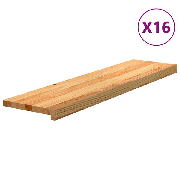 vidaXL &Pi;&alpha;&tau;ά&kappa;&iota;&alpha; &Sigma;&kappa;ά&lambda;&alpha;&sigmaf; 16 &tau;&epsilon;&mu;. &Alpha;&nu;&omicron;&iota;&chi;&tau;ό &Kappa;&alpha;&phi;έ 100x25x2 cm &Xi;ύ&lambda;&omicron; &Delta;&rho;&upsilon;ό&sigmaf;