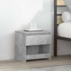 vidaXL Κομοδίνα 2 τεμ. Γκρι Σκυροδέματος 40 x 30 x 39 εκ. Επεξ. Ξύλο