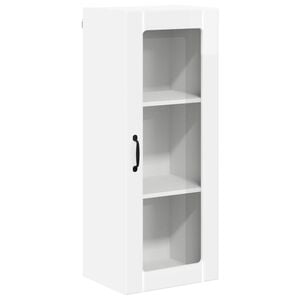 vidaXL Ντουλάπα Κουζίνας Υψηλής γυαλάδας λευκό 40 x 31 x 100 εκ.