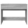 vidaXL Μπουντουάρ με Καθρέφτη Γκρι Sonoma 100x45x76 εκ.