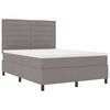 vidaXL &Kappa;&rho;&epsilon;&beta;ά&tau;&iota; &mu;&epsilon; &epsilon;&lambda;&alpha;&tau;ή&rho;&iota;&alpha; &mu;&epsilon; &sigma;&tau;&rho;ώ&mu;&alpha; Taupe 160 x 200 cm ύ&phi;&alpha;&sigma;&mu;&alpha;