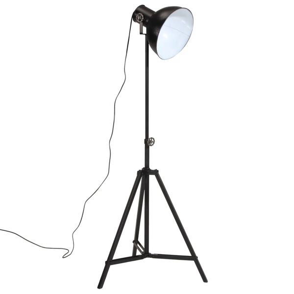 vidaXL Φωτιστικό Δαπέδου 25 W Μαύρο 61x61x90/150 εκ. Ε27