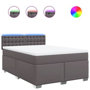 vidaXL &Kappa;&rho;&epsilon;&beta;ά&tau;&iota; Boxspring &mu;&epsilon; &Sigma;&tau;&rho;ώ&mu;&alpha; &Gamma;&kappa;&rho;&iota; 140x190&epsilon;&kappa;. &alpha;&pi;ό &Sigma;&upsilon;&nu;&theta;&epsilon;&tau;&iota;&kappa;ό &Delta;έ&rho;&mu;&alpha;