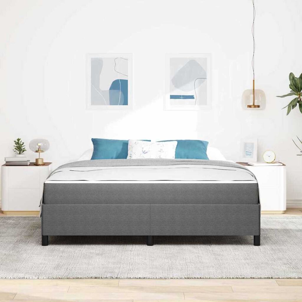 vidaXL Σκελετός Κρεβατιού Ανοιχτό γκρι 180 x 200 cm Βελούδο