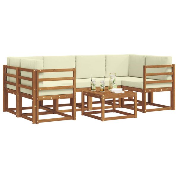 vidaXL &Sigma;&epsilon;&iota;&rho;ά &Kappa;&alpha;&nu;&alpha;&pi;έ &Epsilon;&xi;&omega;&tau;&epsilon;&rho;&iota;&kappa;&omicron;ύ &mu;&epsilon; &mu;&alpha;&xi;&iota;&lambda;ά&rho;&iota; 7 pcs &Phi;&upsilon;&sigma;&iota;&kappa;ό &kappa;&alpha;&iota; &Kappa;&rho;έ&mu;&alpha;