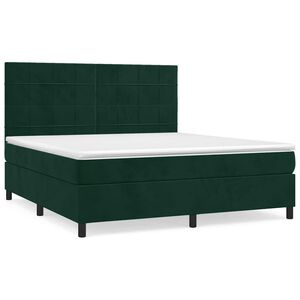 vidaXL &Kappa;&rho;&epsilon;&beta;ά&tau;&iota; Boxspring &mu;&epsilon; &Sigma;&tau;&rho;ώ&mu;&alpha; &Sigma;&kappa;&omicron;ύ&rho;&omicron; &Pi;&rho;ά&sigma;&iota;&nu;&omicron; 180x200&epsilon;&kappa;. &Beta;&epsilon;&lambda;&omicron;ύ&delta;&iota;&nu;&omicron;