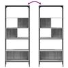 vidaXL Βιβλιοθήκη 5 Επιπέδων Γκρι Sonoma 76x33x188,5 εκ. Επεξεργ. Ξύλο